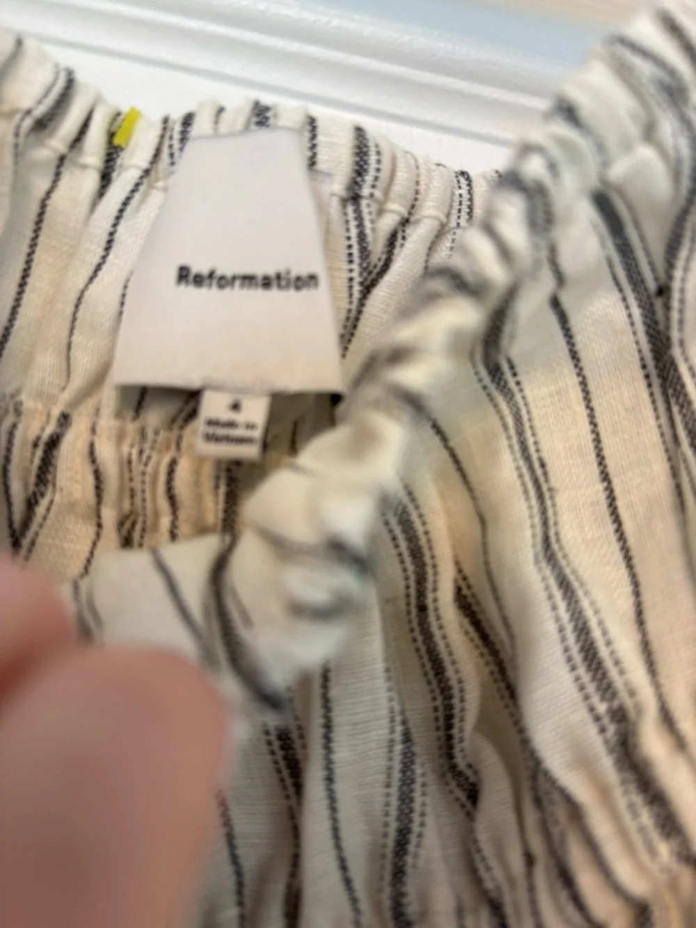 Reformation inez linen